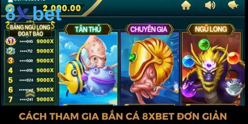 Game Bắn Cá Online Đẳng Cấp Và Bí Kíp Nhận Về Thưởng Khủng 3 Cách tham gia game bắn cá online 8xbet đơn giản